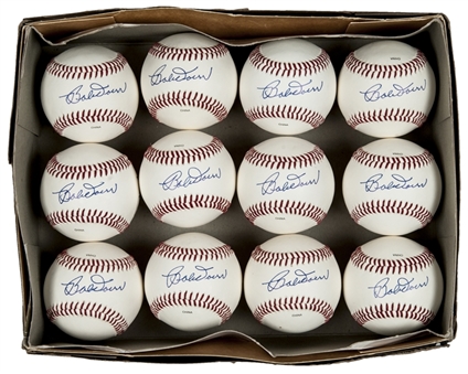 Bobby Doerr Signed Signed Baseball Lot of (12)(JSA)